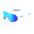 Lunette S2 Blanc Mat avec Lentille Hiper Bleu Multilayer Miroir