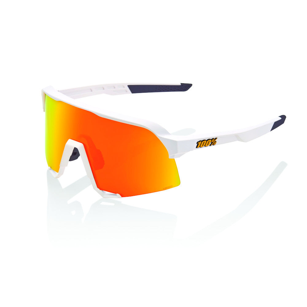Lunette S3 Soft Tac Blanc avec Lentille Hiper Rouge Multilayer Miroir