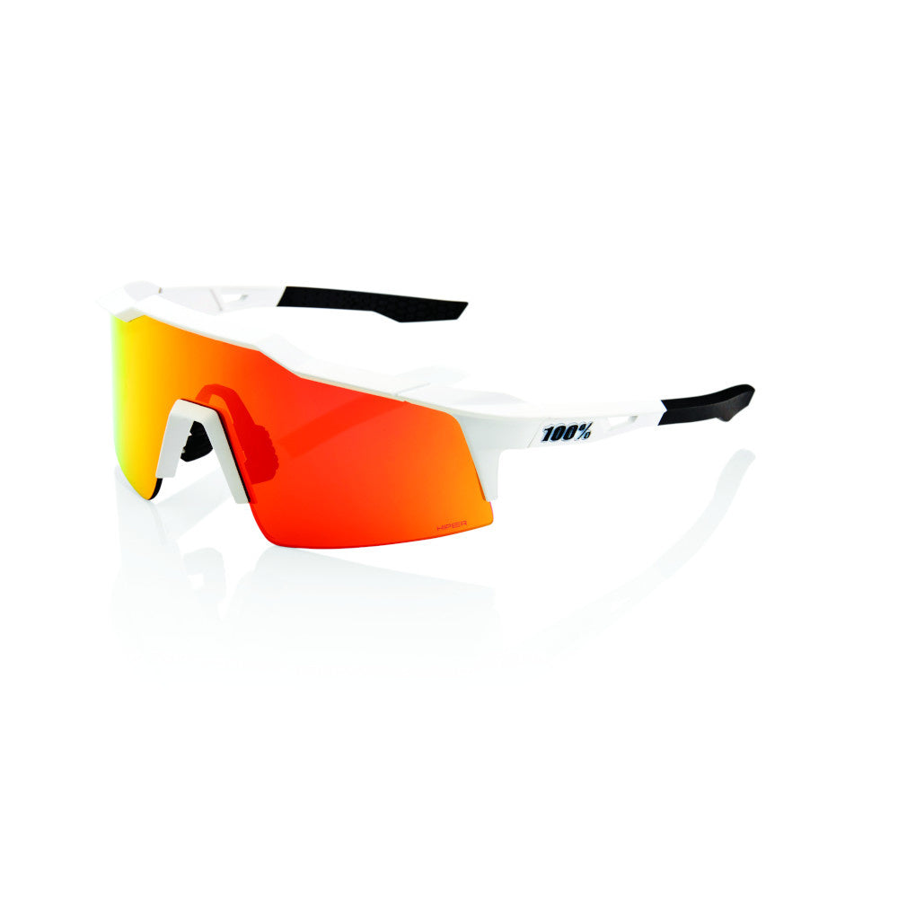 Lunette SpeedCraft SL Soft Tac Blanc avec Lentille Rouge Hiper Multilayer Miroir