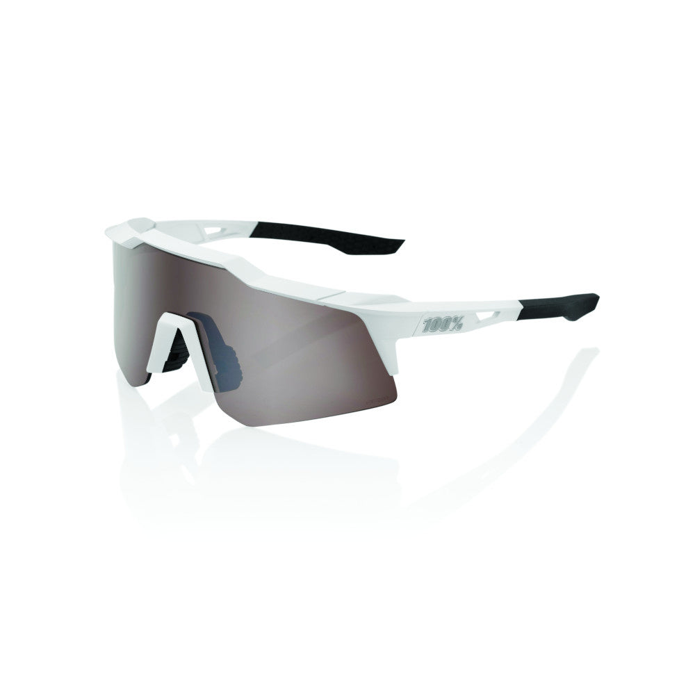 Lunette SpeedCraft XS Blanc Mat avec Lentille Hiper Argent Miroir