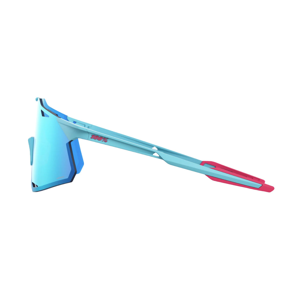 100% Lunettes de Soleil HYPERCRAFT Tatis 4 Soft Tact Édition Limitée Bleue