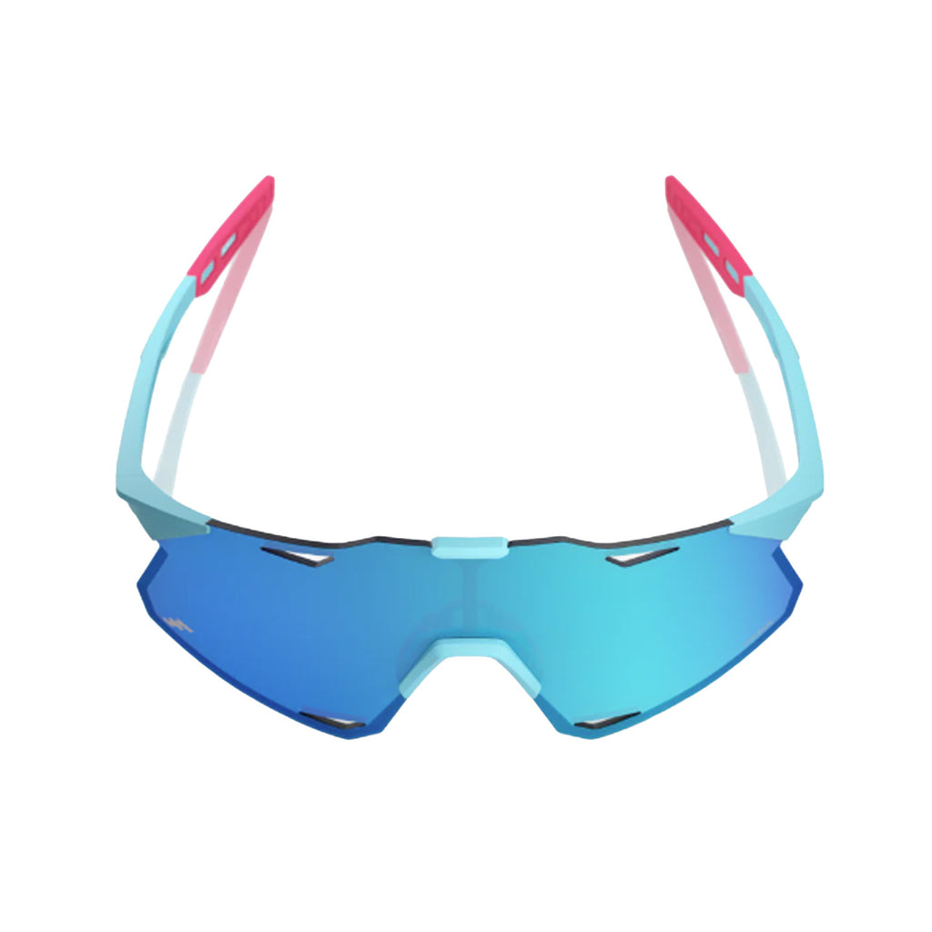 100% Lunettes de Soleil HYPERCRAFT Tatis 4 Soft Tact Édition Limitée Bleue