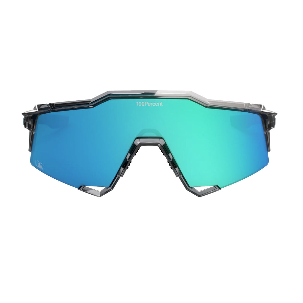 Lunettes de baseball 100% SPEEDCRAFT MLB Gris Translucide Poli – Lentille Miroir Bleu Topaz