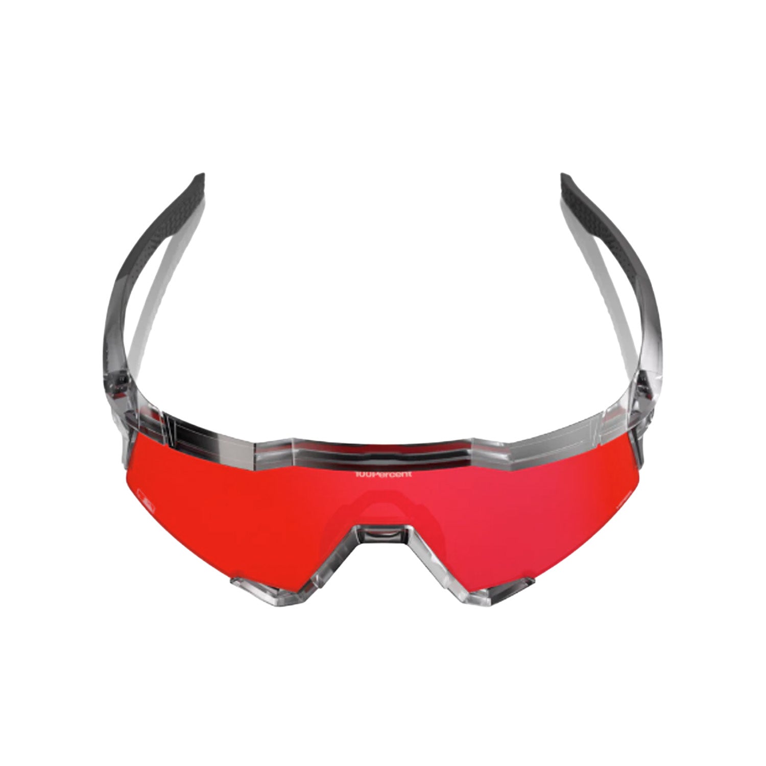 SPEEDCRAFT MLB Polished Translucent Grey - HiPER Fire Red Mirror Lens