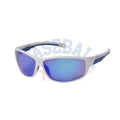 Lunettes de Soleil Adulte Blanc et Bleu