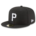 5950 Pittsburgh Pirates Black and White Basic Cap