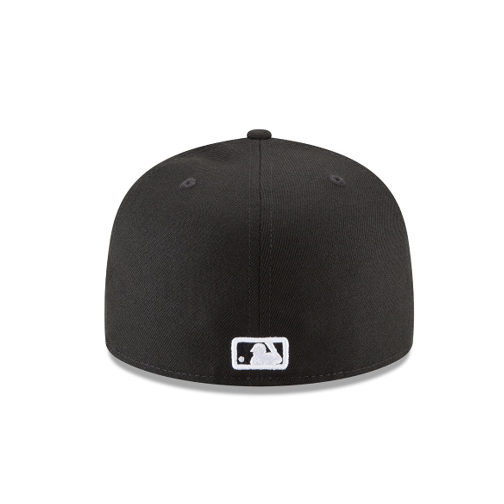 5950 Pittsburgh Pirates Black and White Basic Cap