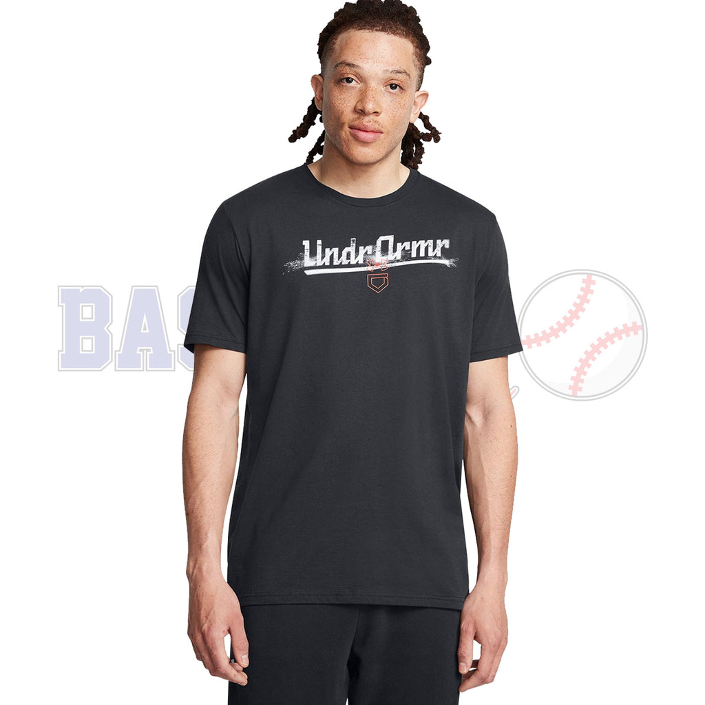 T-Shirt UA Baseball Script Worn 