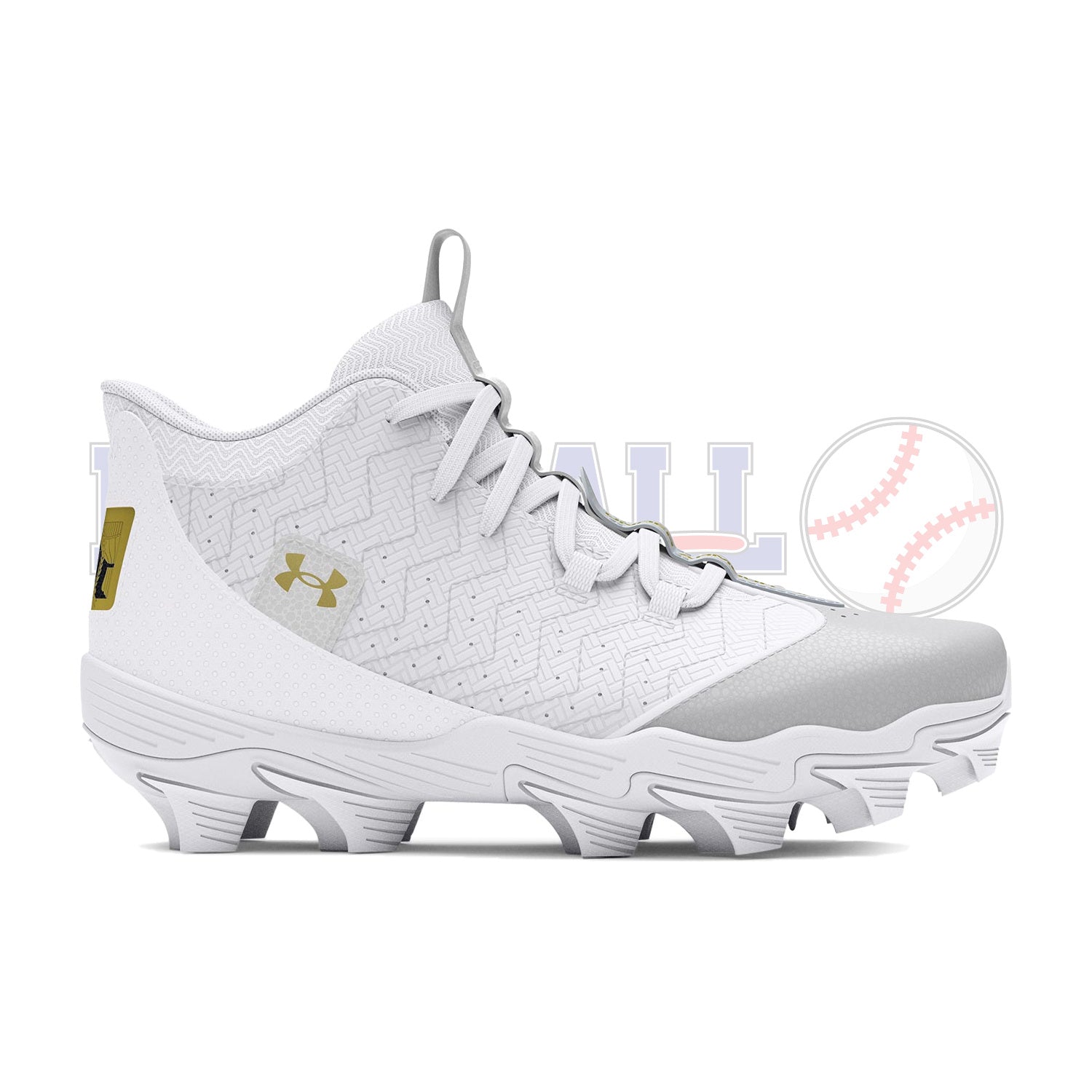 UA Harper 9 RM Junior Baseball Cleats