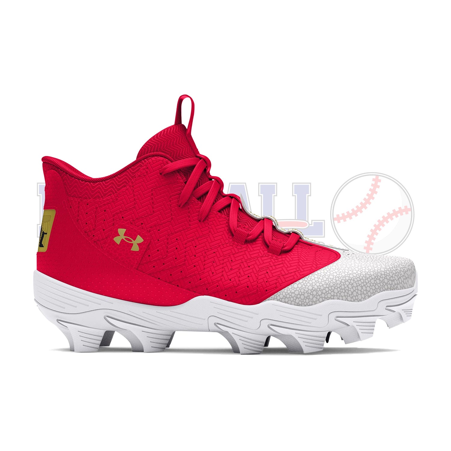 UA Harper 9 RM Junior Baseball Cleats
