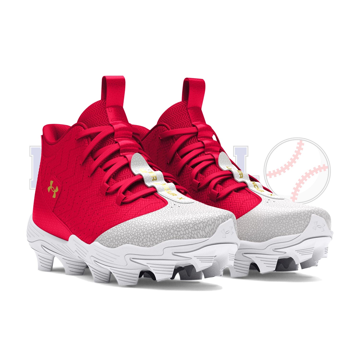 UA Harper 9 RM Junior Baseball Cleats