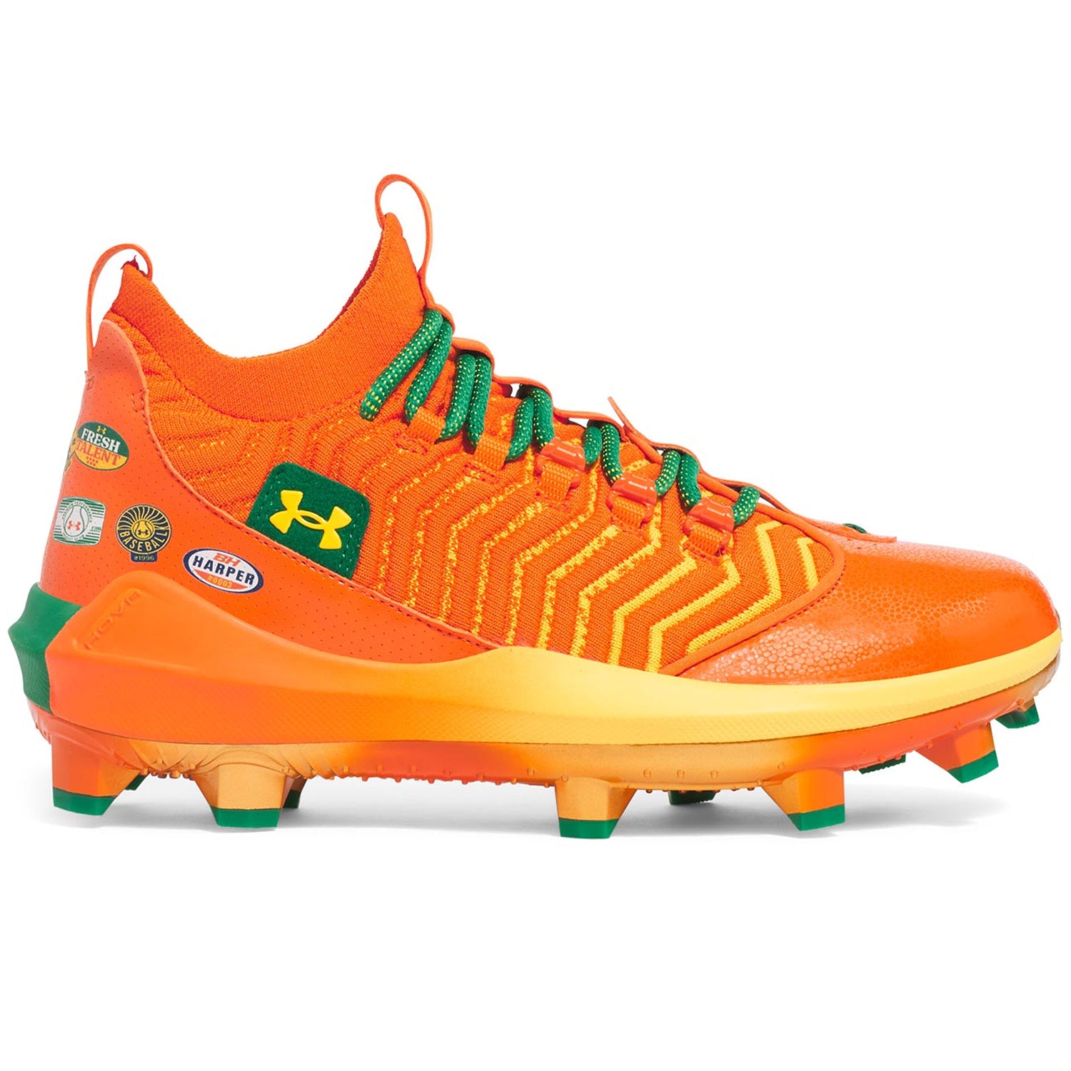 Souliers de Baseball pour Homme Édition Limitée TPU UA Harper 9 Pro Bring the Juice 