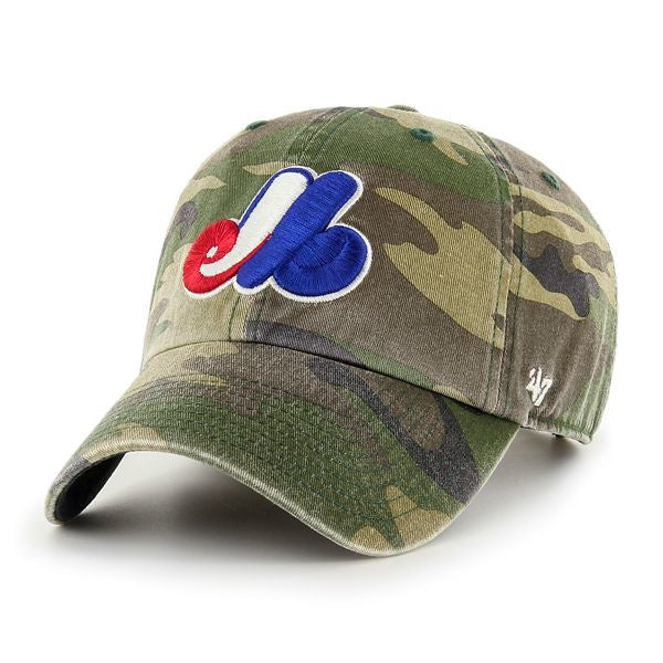 Montreal Expos Camo Clean Up 47 Cap