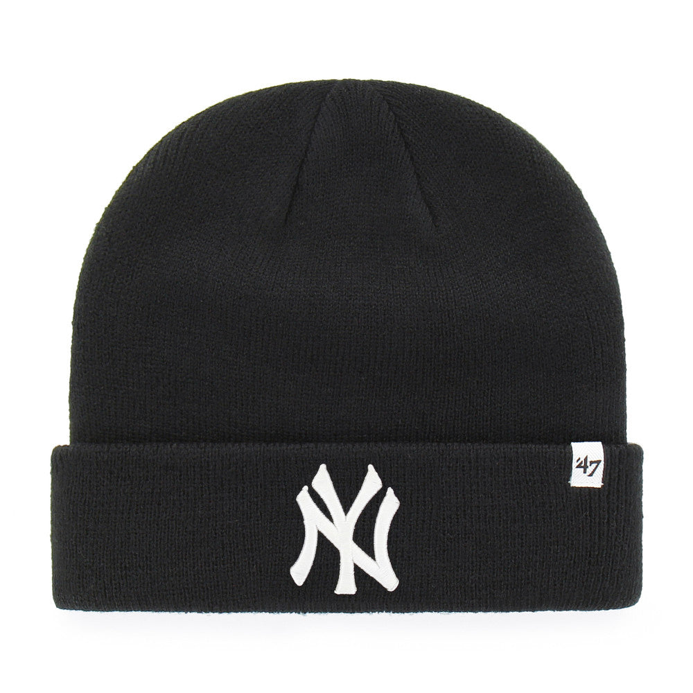 Tuque Raised Cuff Noire des Yankees de New York