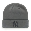 New York Yankees MLB Raised Cuff Knit Charcoal