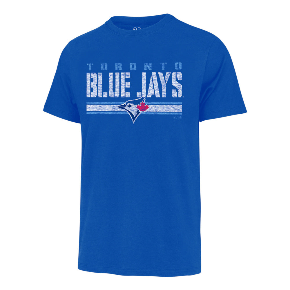 T-Shirt MLB Stripe Thru des Blue Jays de Toronto