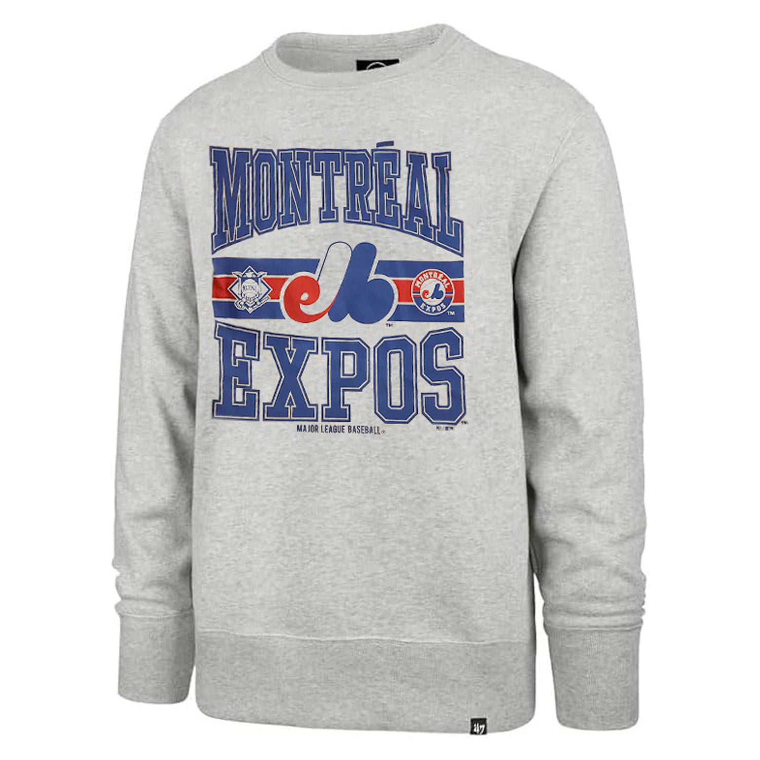 Montreal Expos MLB Letters '47 Headline Crew Sweatshirt