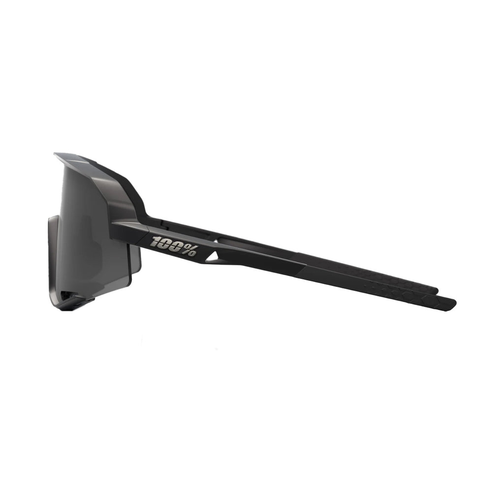 100% SLENDALE Matte Black Sunglasses