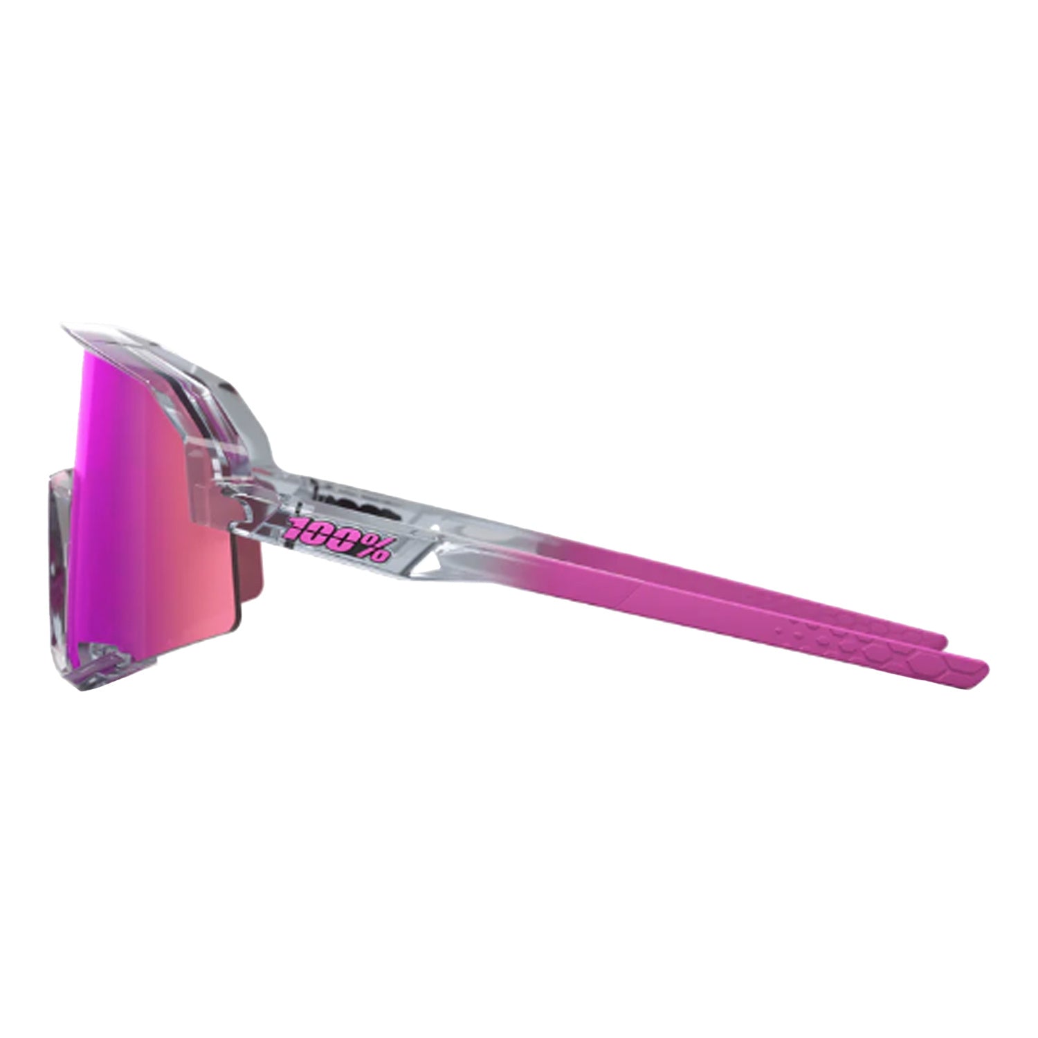 Lunettes de Soleil Poli Translucide Gris SLENDALE 
