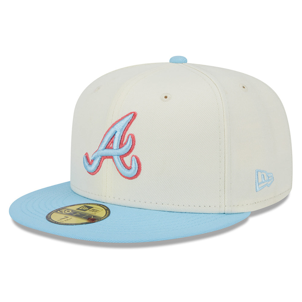 5950 Two-Tone Color Pack White Atlanta Braves Cap