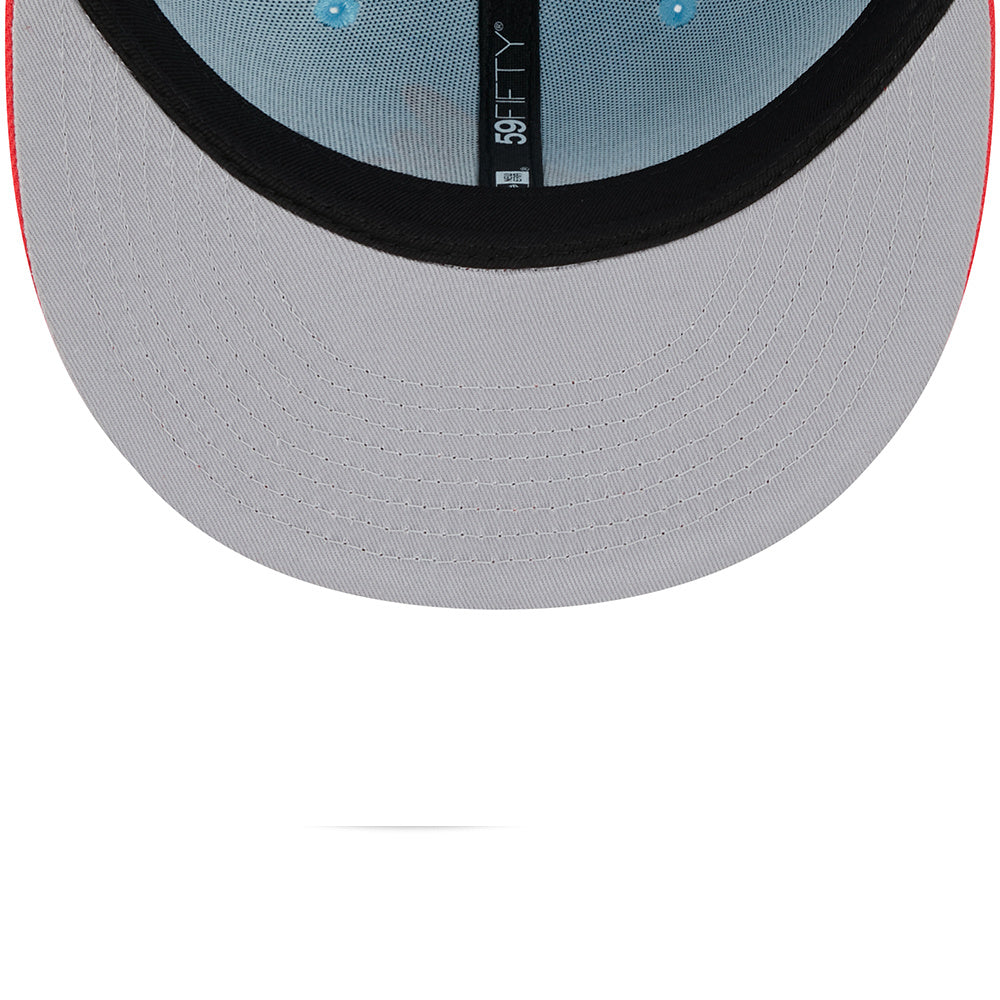 Casquette 5950 Two-Tone Color Pack Bleu Pâle des Braves d'Atlanta
