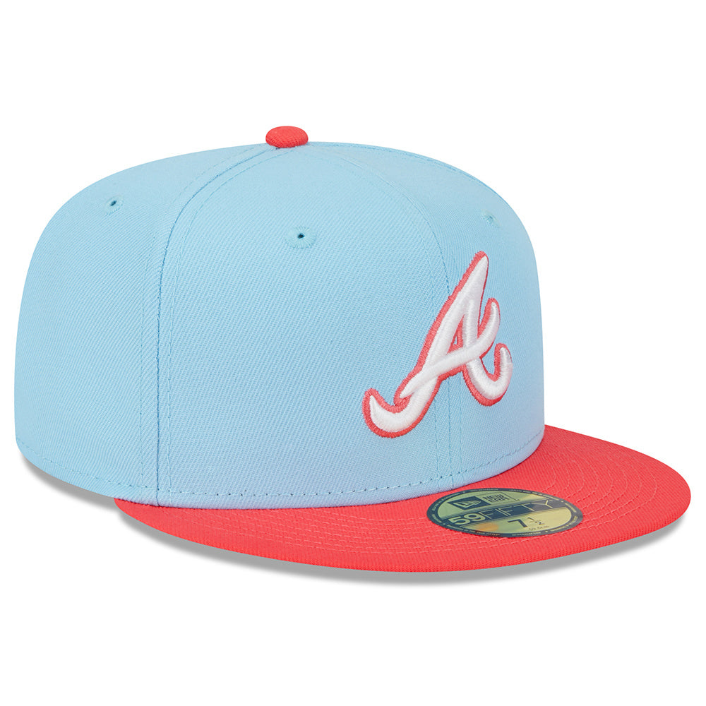 Casquette 5950 Two-Tone Color Pack Bleu Pâle des Braves d'Atlanta