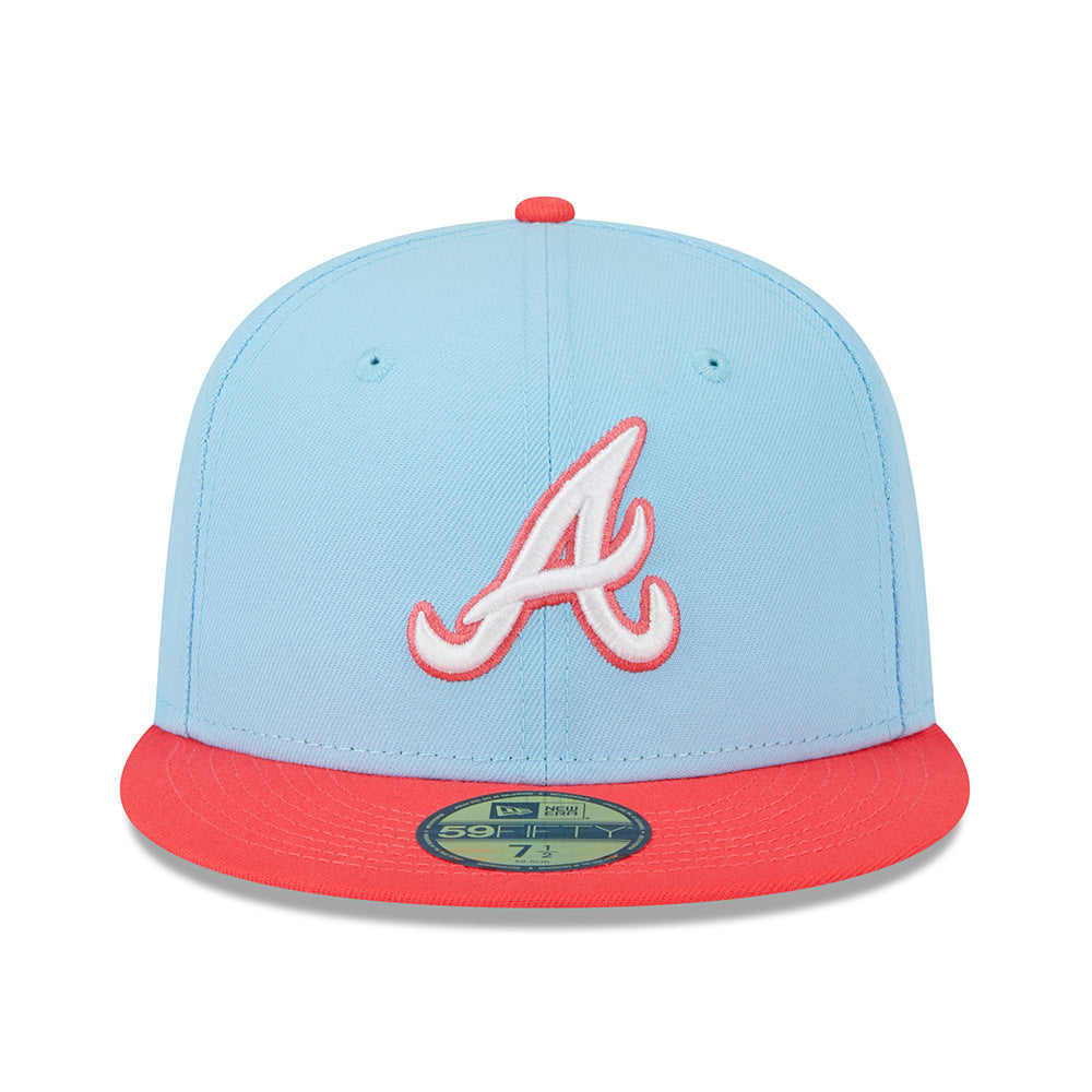 Casquette 5950 Two-Tone Color Pack Bleu Pâle des Braves d'Atlanta