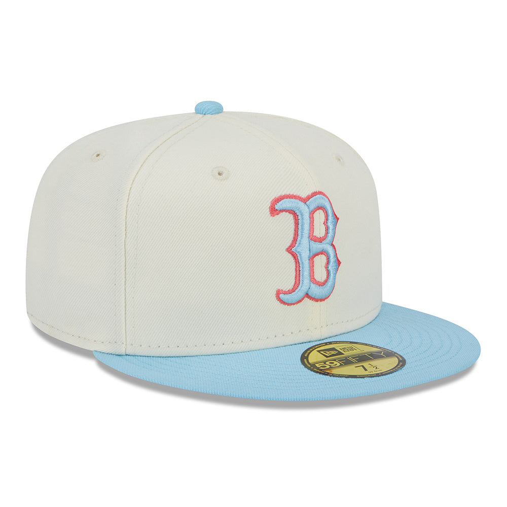 5950 Two-Tone Color Pack White Boston Red Sox Cap