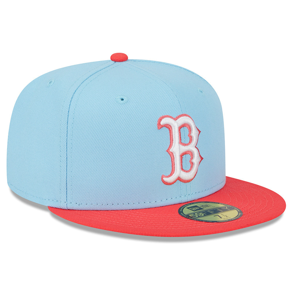 Casquette 5950 Two-Tone Color Bleu Pâle des Red Sox de Boston