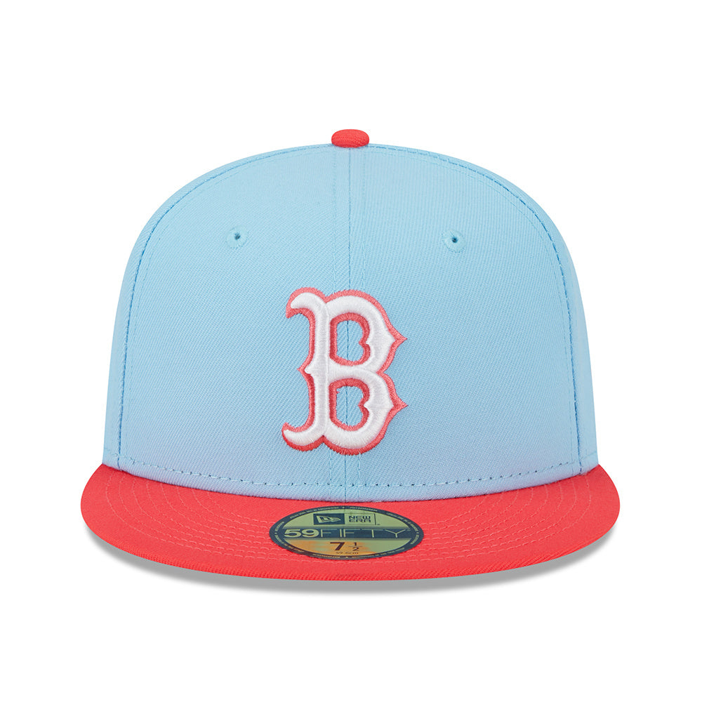 Casquette 5950 Two-Tone Color Bleu Pâle des Red Sox de Boston