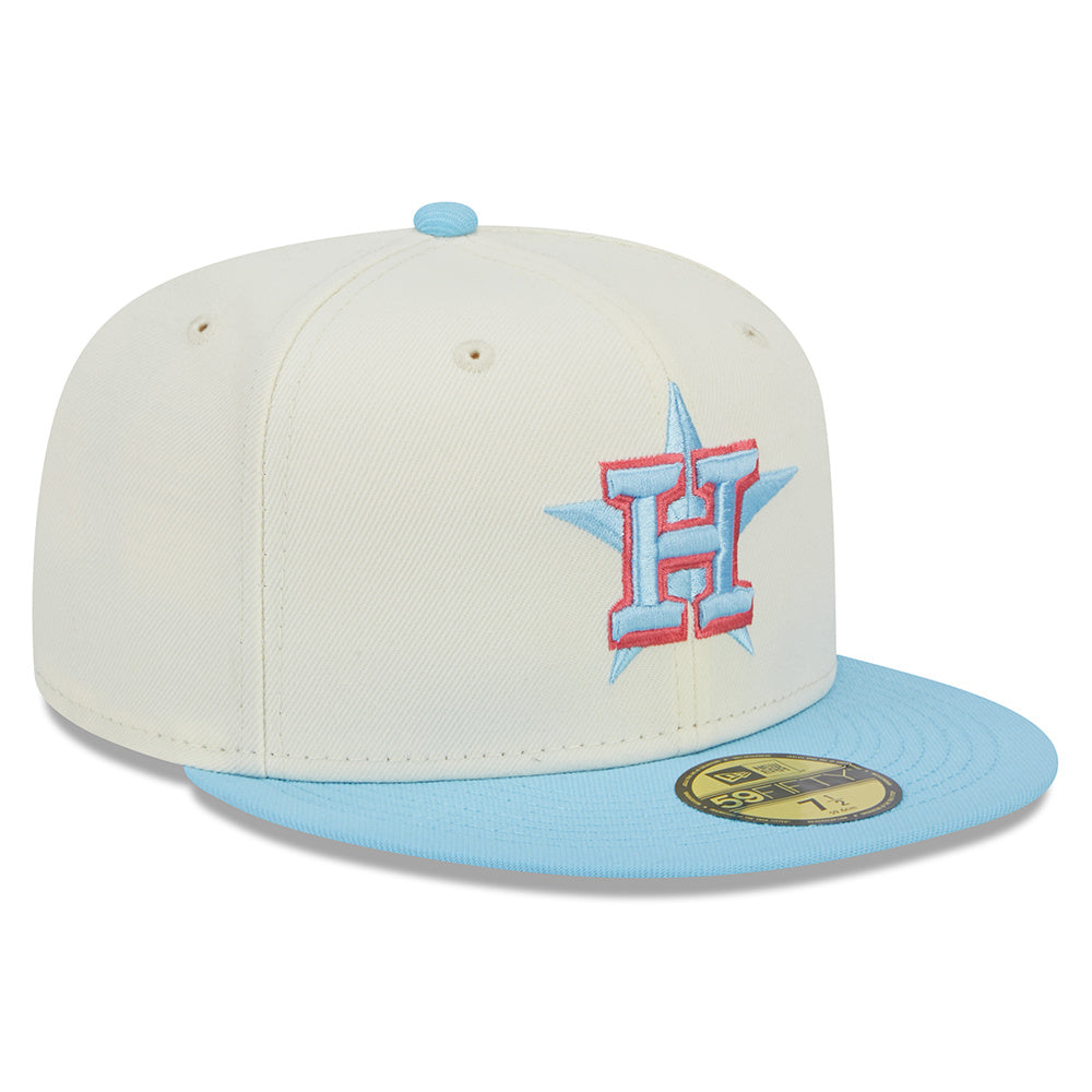 5950 Two-Tone Color Pack White Houston Astros Cap