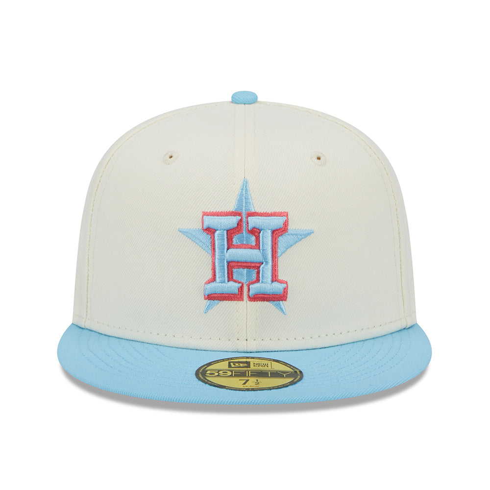 5950 Two-Tone Color Pack White Houston Astros Cap