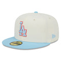 Casquette 5950 Two-Tone Color Pack Blanc des Dodgers de Los Angeles