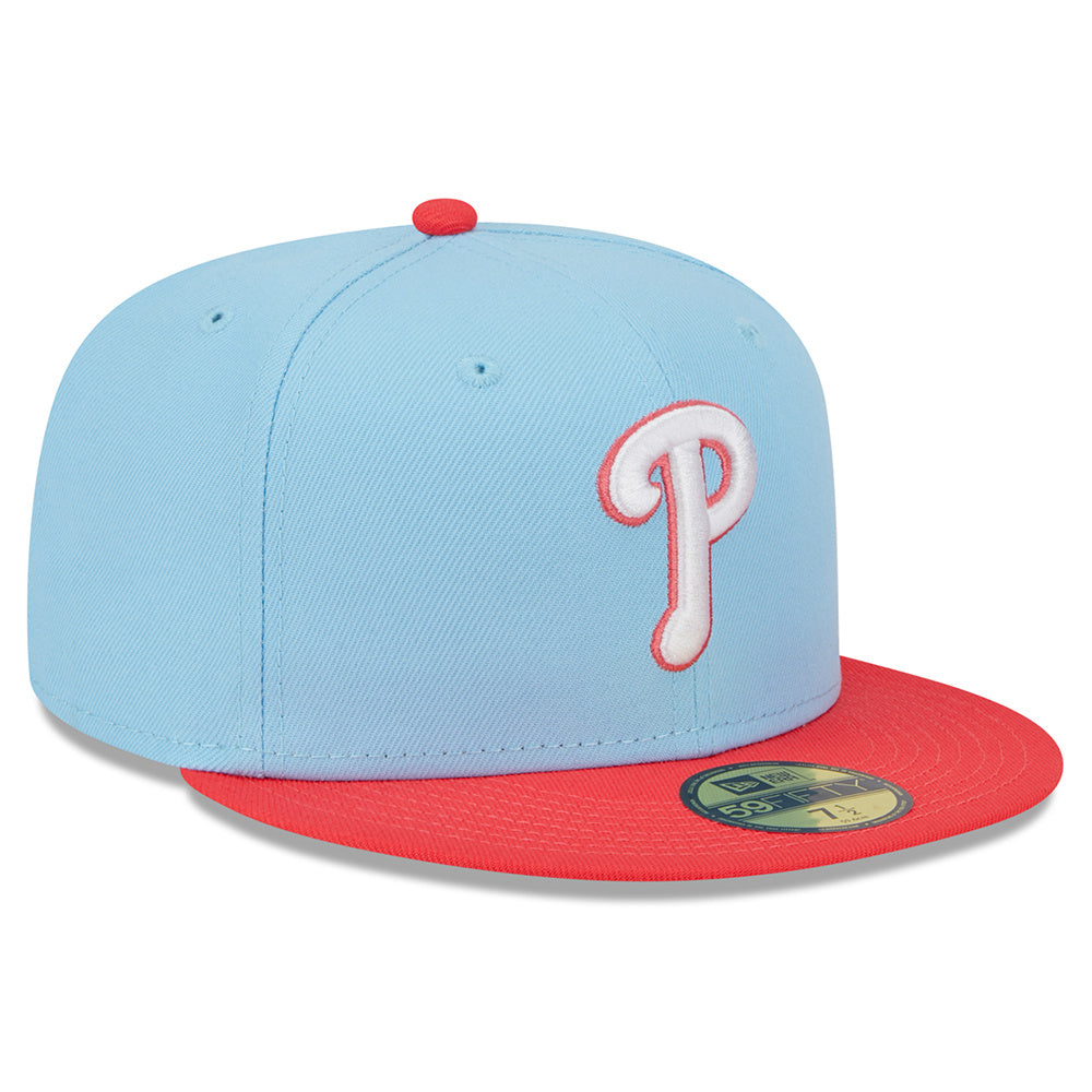 5950 Two-Tone Color Pack Pastel Blue Philadelphia Phillies Cap