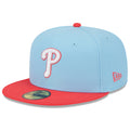 5950 Two-Tone Color Pack Pastel Blue Philadelphia Phillies Cap