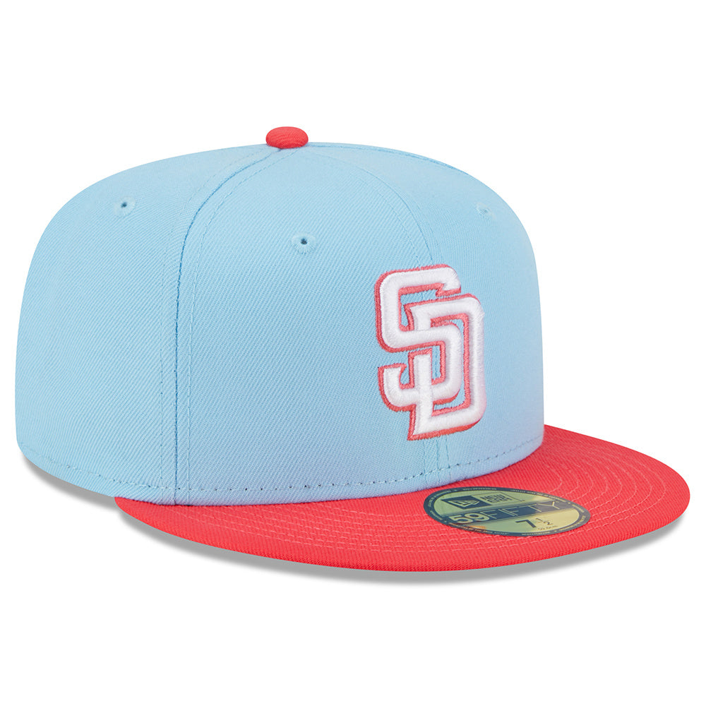 Casquette 5950 Two-Tone Color Pack Bleu Pâle des Padres de San Diego