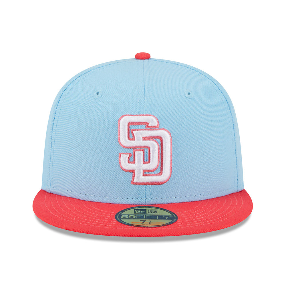Casquette 5950 Two-Tone Color Pack Bleu Pâle des Padres de San Diego