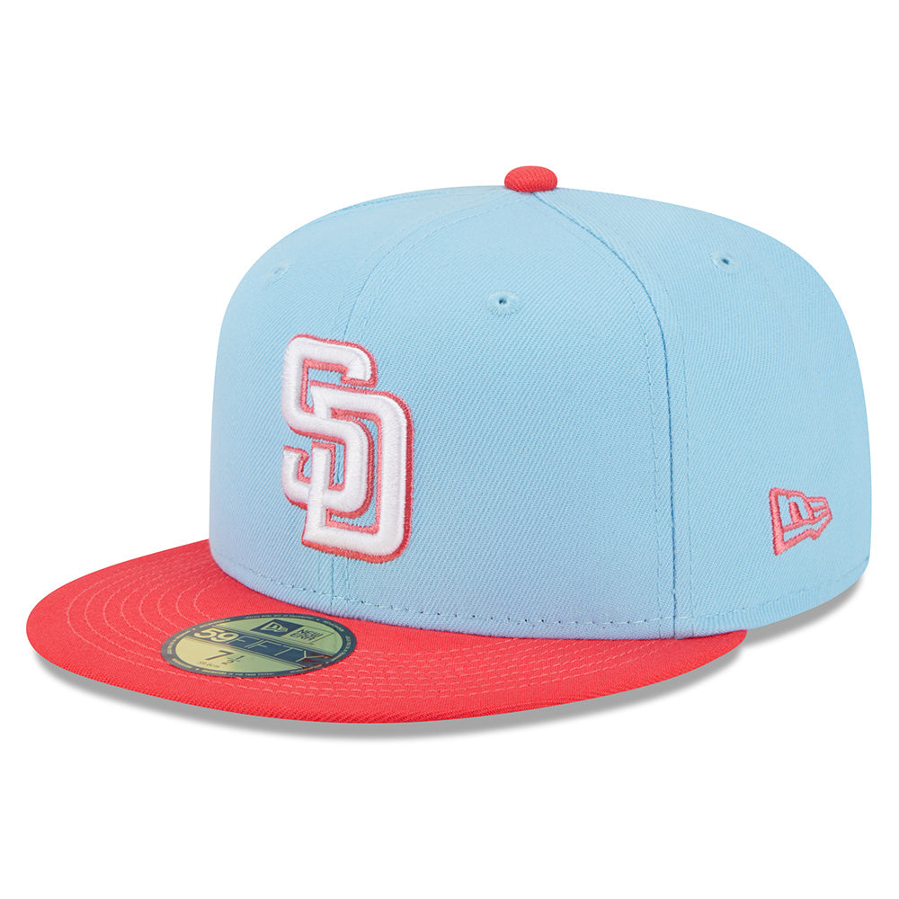 Casquette 5950 Two-Tone Color Pack Bleu Pâle des Padres de San Diego