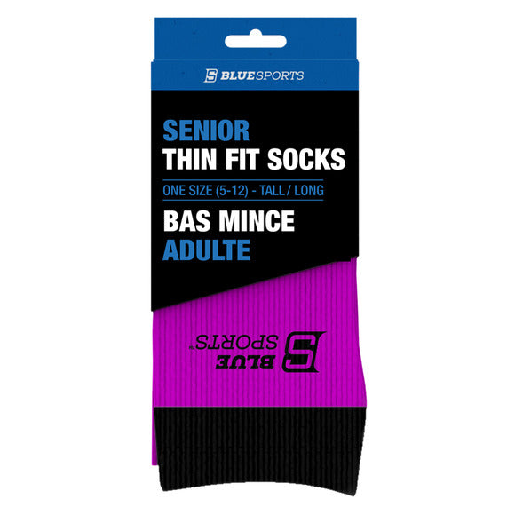 Bas de dek hockey Blue Sports Pro-Skin Thin Fit avec COOLMAX