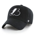 Montreal Expos MLB Clean Up Black and White Cap