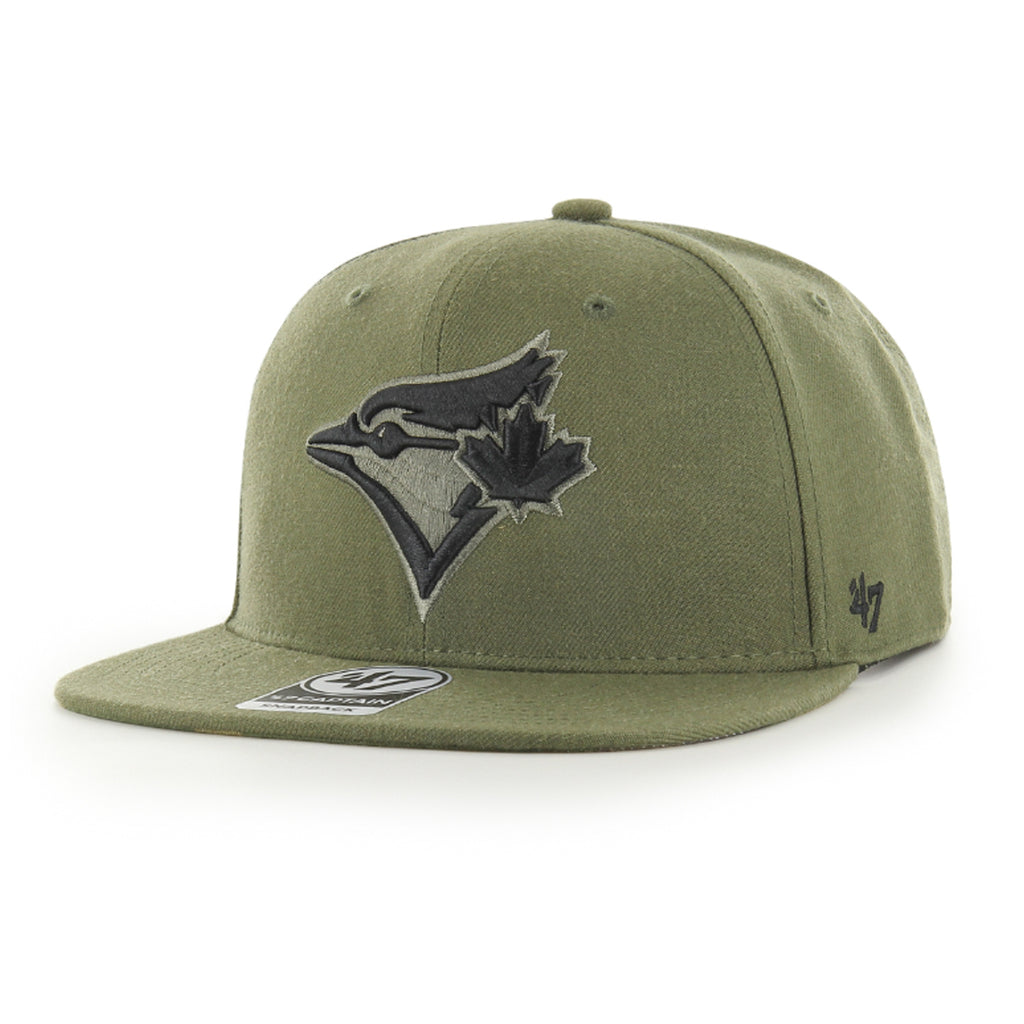 Toronto Blue Jays MLB Ballpark Camo 47 Captain Snapback Cap