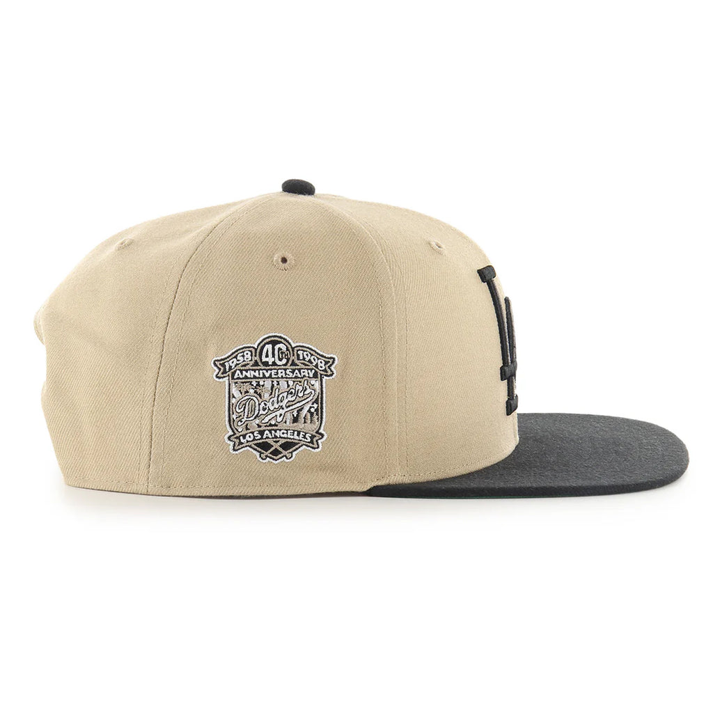 Casquette Snapback Black Sand 47 Captain des Dodgers de Los Angeles