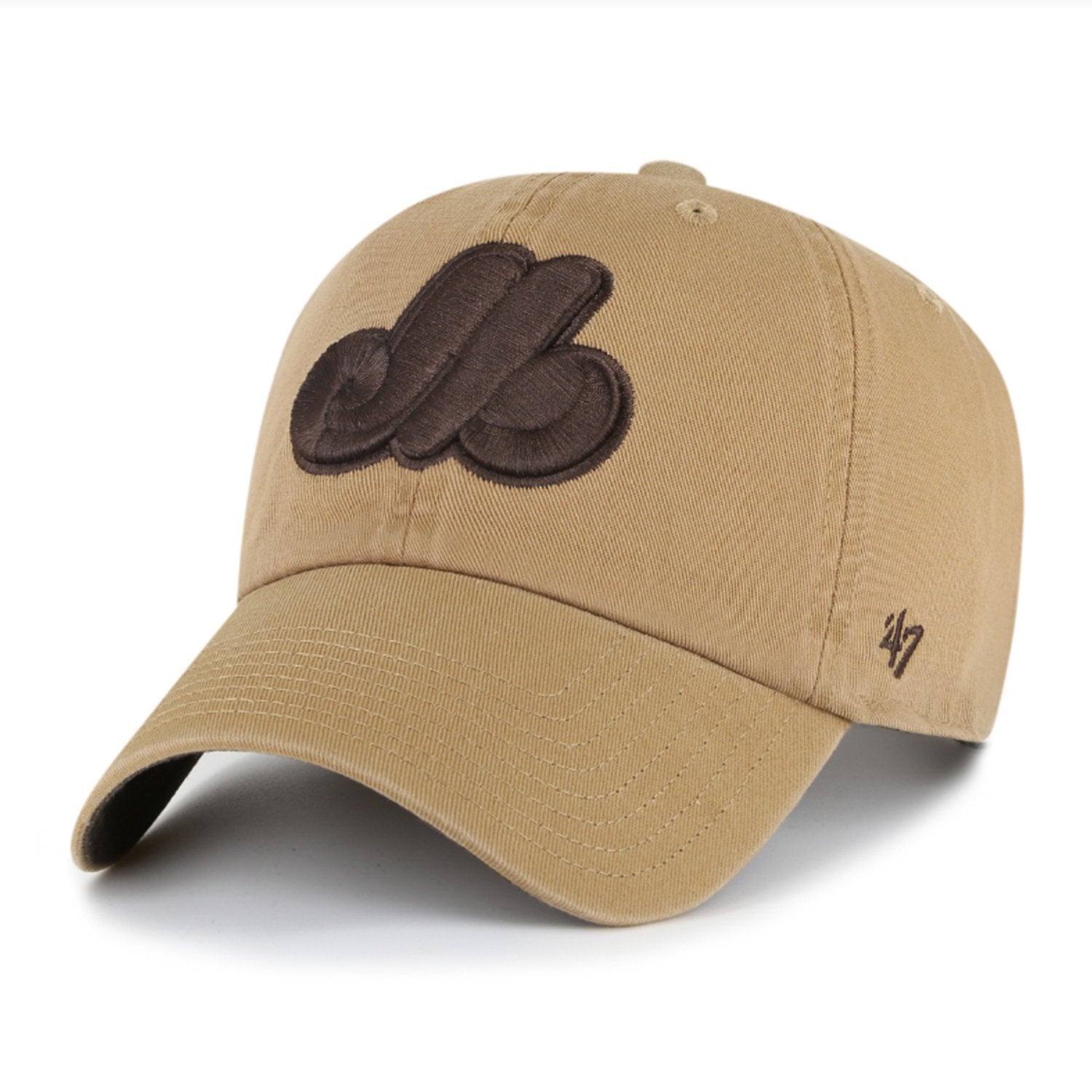 Montreal Expos MLB Dune Chocolate 47 Ballpark Clean Up Cap