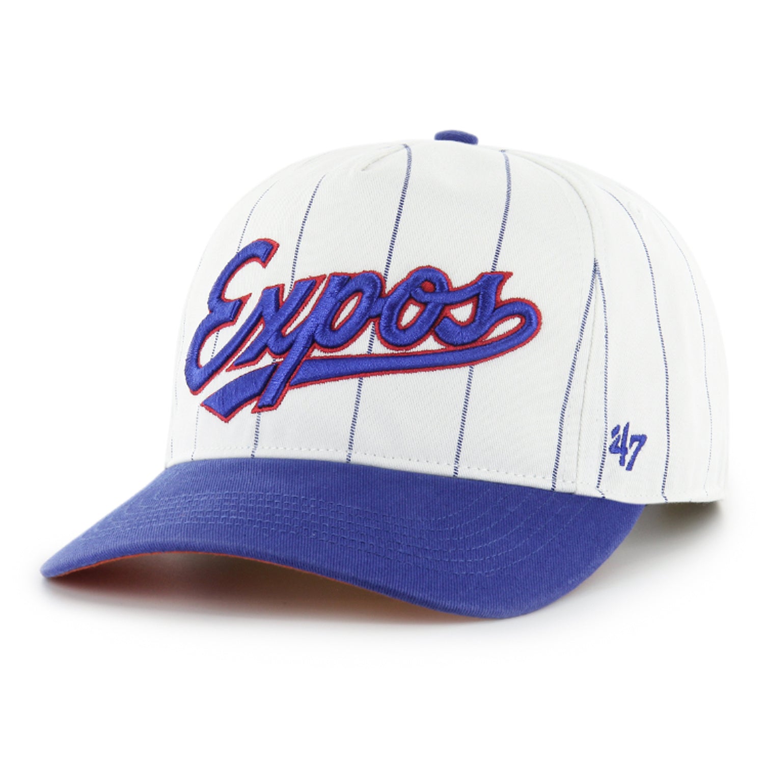 Casquette Snapback MLB Double Header Pinstripe 47 Hitch des Expos de Montréal