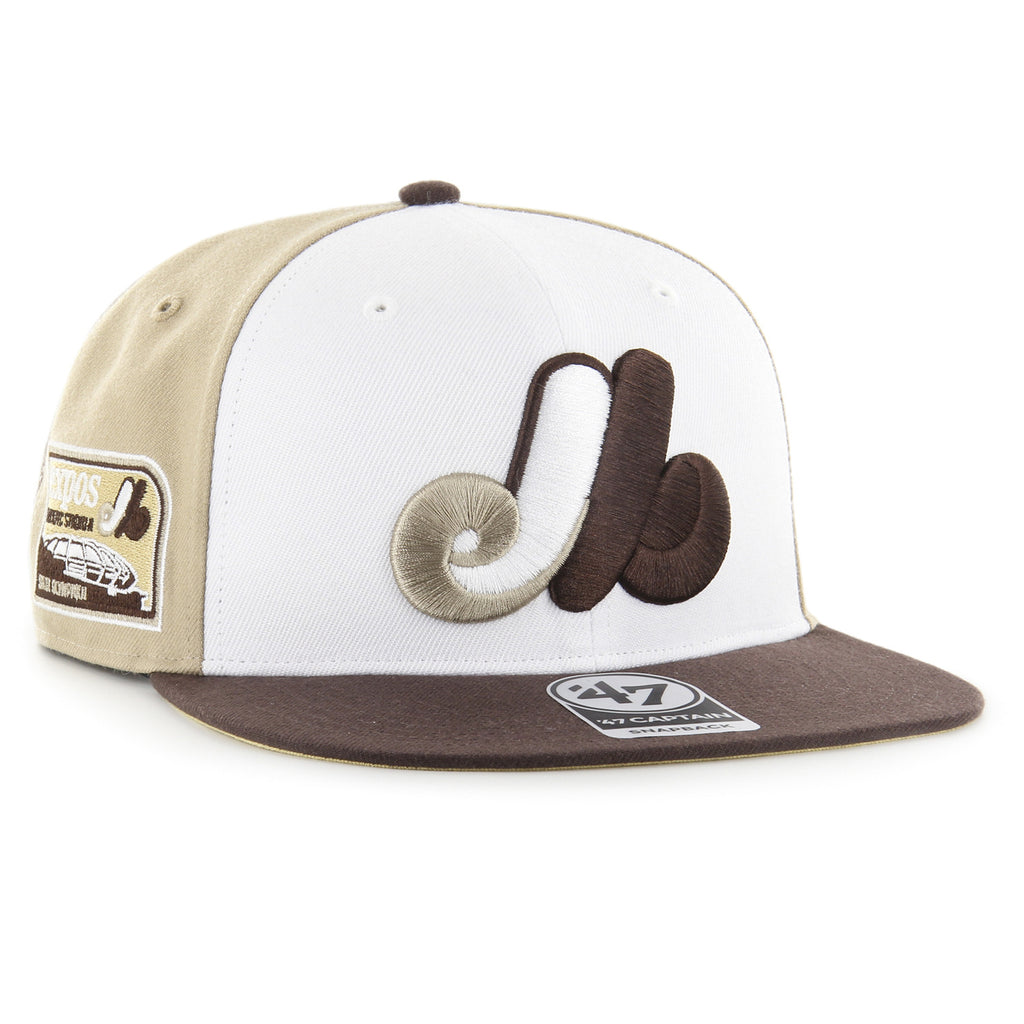 Montreal Expos Olympic Stadium MLB Deluxe 47 Sure Shot MVP Snapback Cap