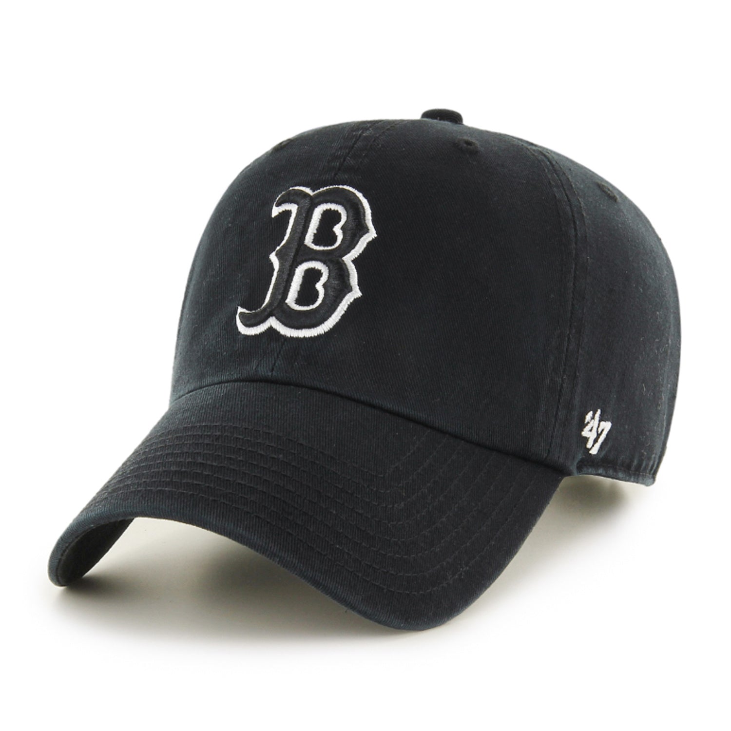 Casquette MLB Black/White '47 Clean Up des Red Sox de Boston