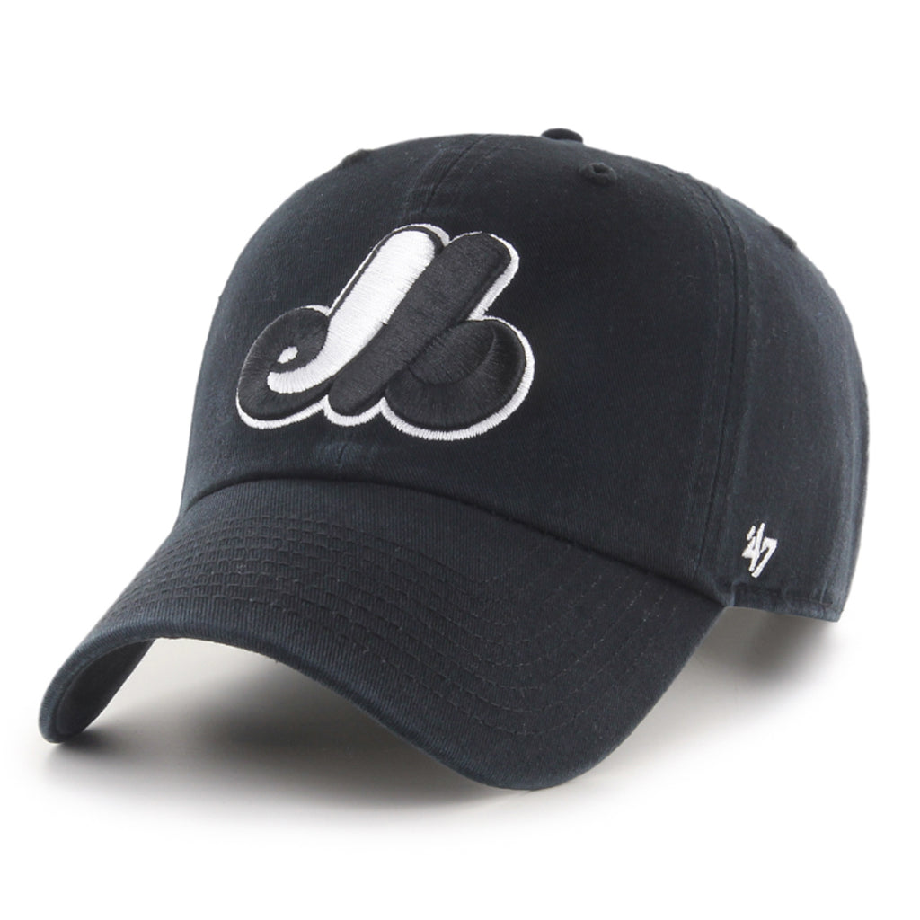 Casquette MLB Black/White '47 Clean Up des Expos de Montréal