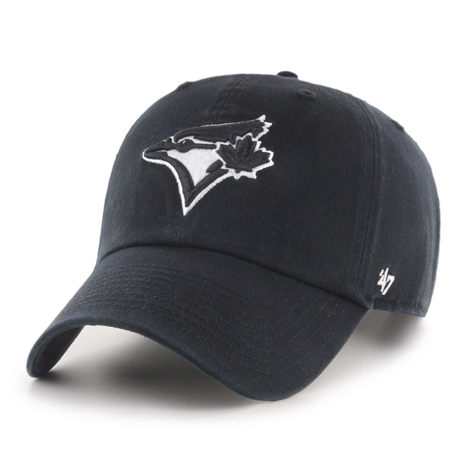 Toronto Blue Jays MLB Black/White '47 Clean Up Cap