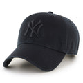 New  York Yankees MLB Clean Up Black on Black Cap