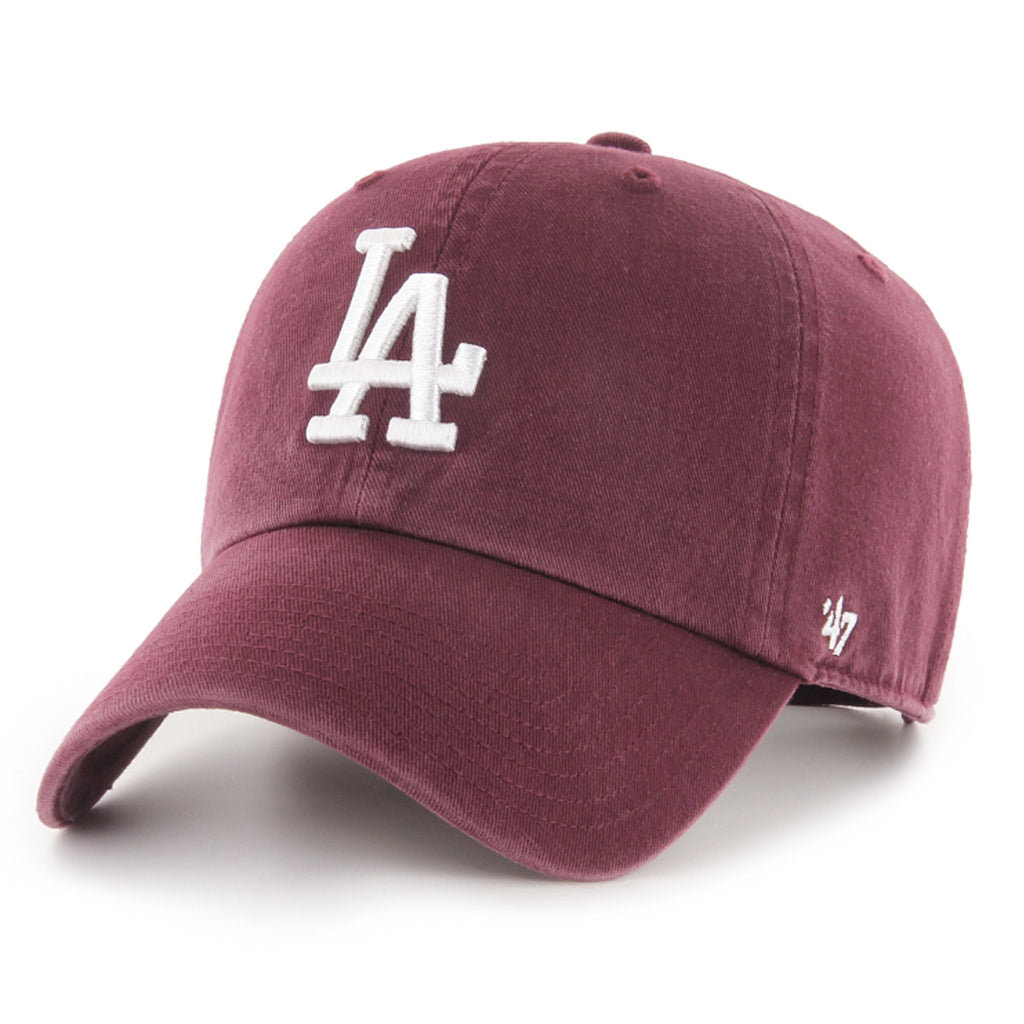 Los Angeles Dodgers MLB Clean Up Dark Maroon Cap